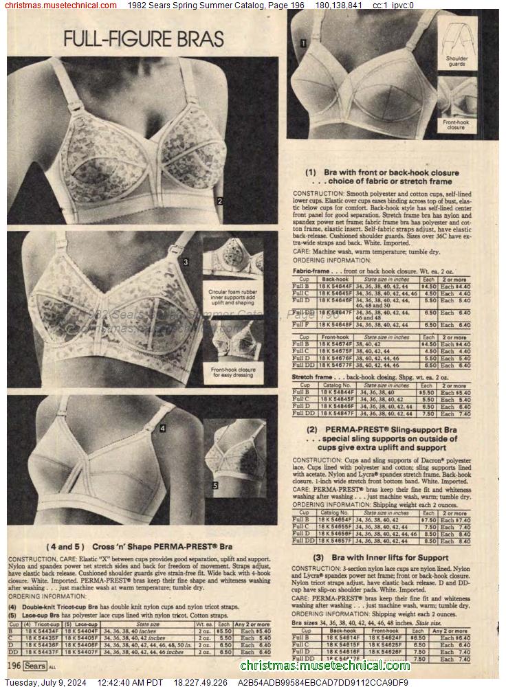 1982 Sears Spring Summer Catalog, Page 196