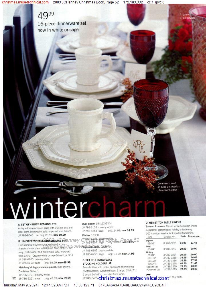 2003 JCPenney Christmas Book, Page 52