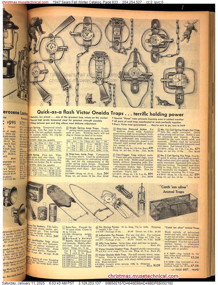 1947 Sears Fall Winter Catalog, Page 633