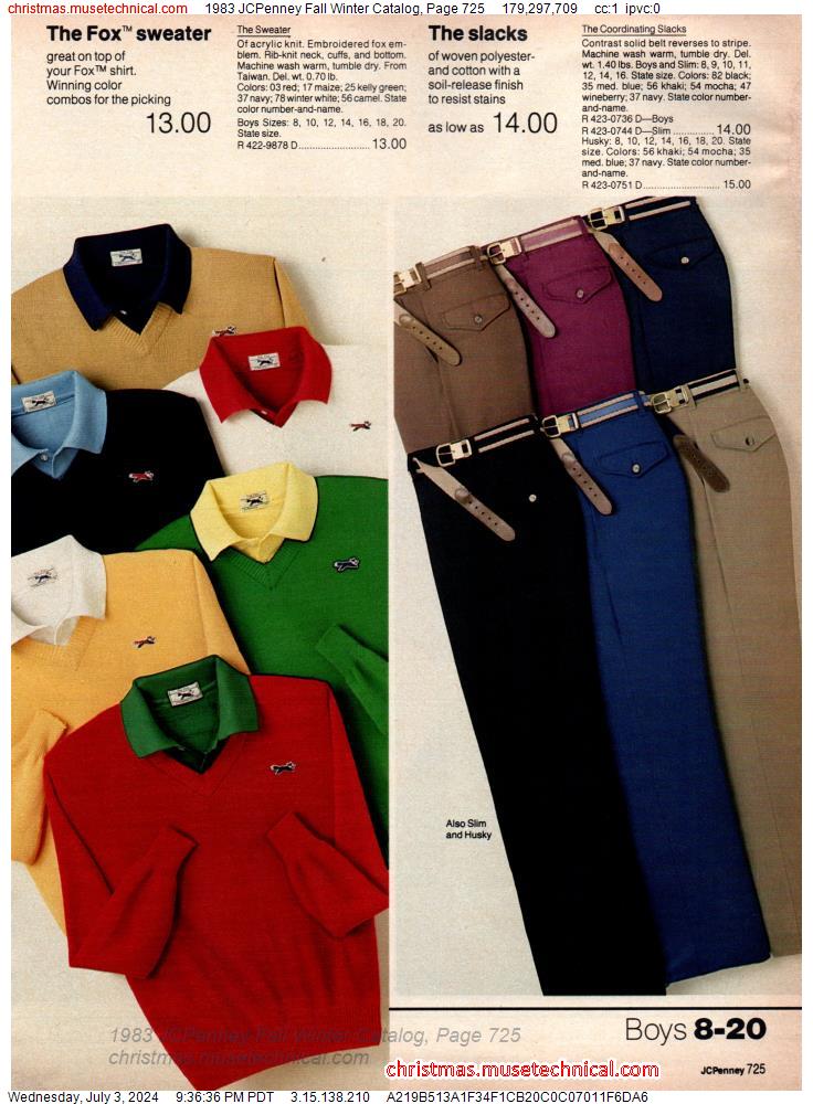 1983 JCPenney Fall Winter Catalog, Page 725