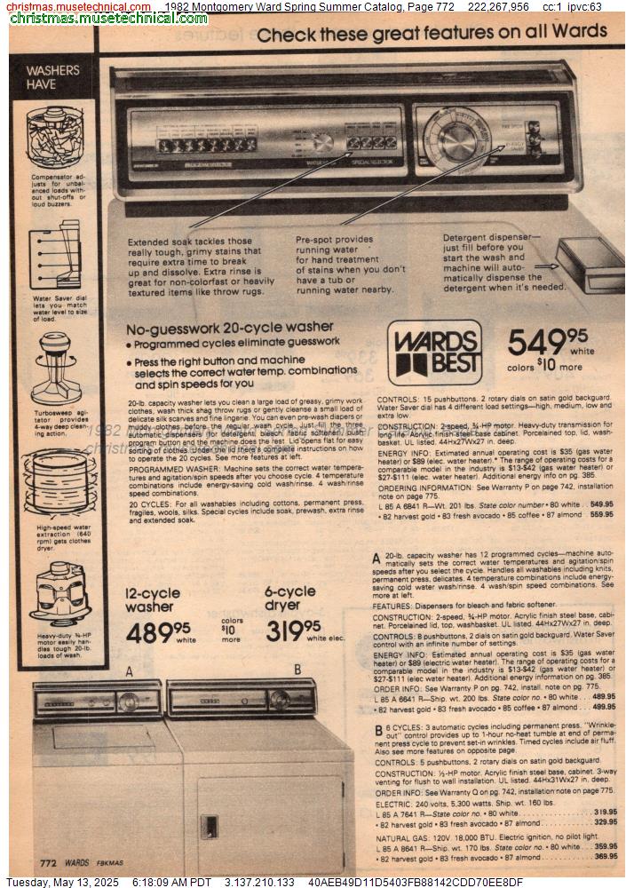 1982 Montgomery Ward Spring Summer Catalog, Page 772