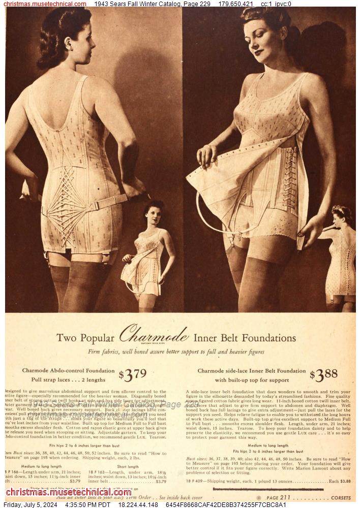 1943 Sears Fall Winter Catalog, Page 229