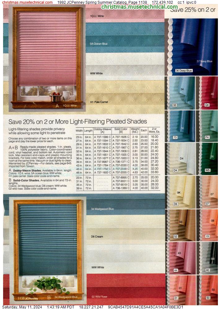 1992 JCPenney Spring Summer Catalog, Page 1138