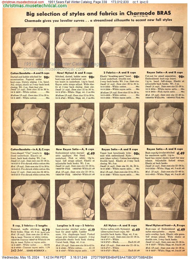 1951 Sears Fall Winter Catalog, Page 338