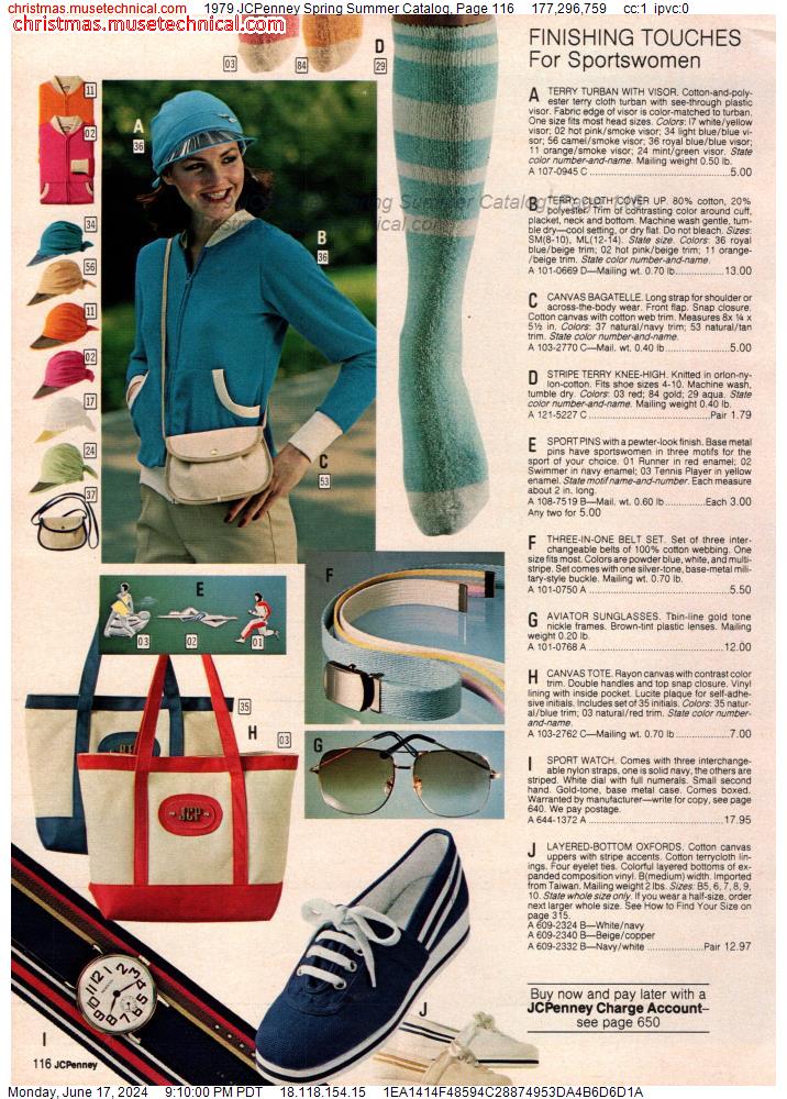 1979 JCPenney Spring Summer Catalog, Page 116