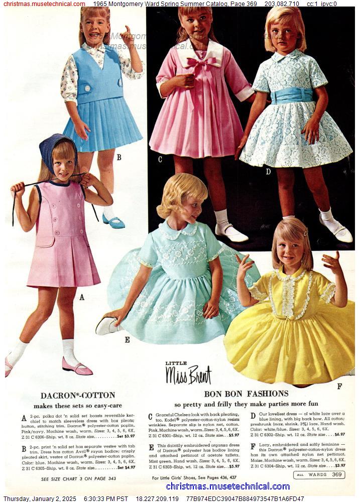 1965 Montgomery Ward Spring Summer Catalog, Page 369 - Catalogs & Wishbooks