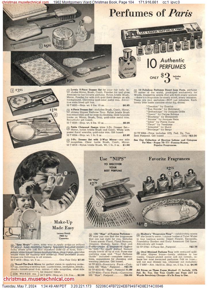 1962 Montgomery Ward Christmas Book, Page 104