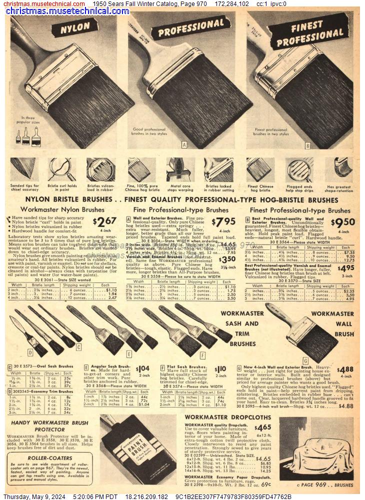 1950 Sears Fall Winter Catalog, Page 970