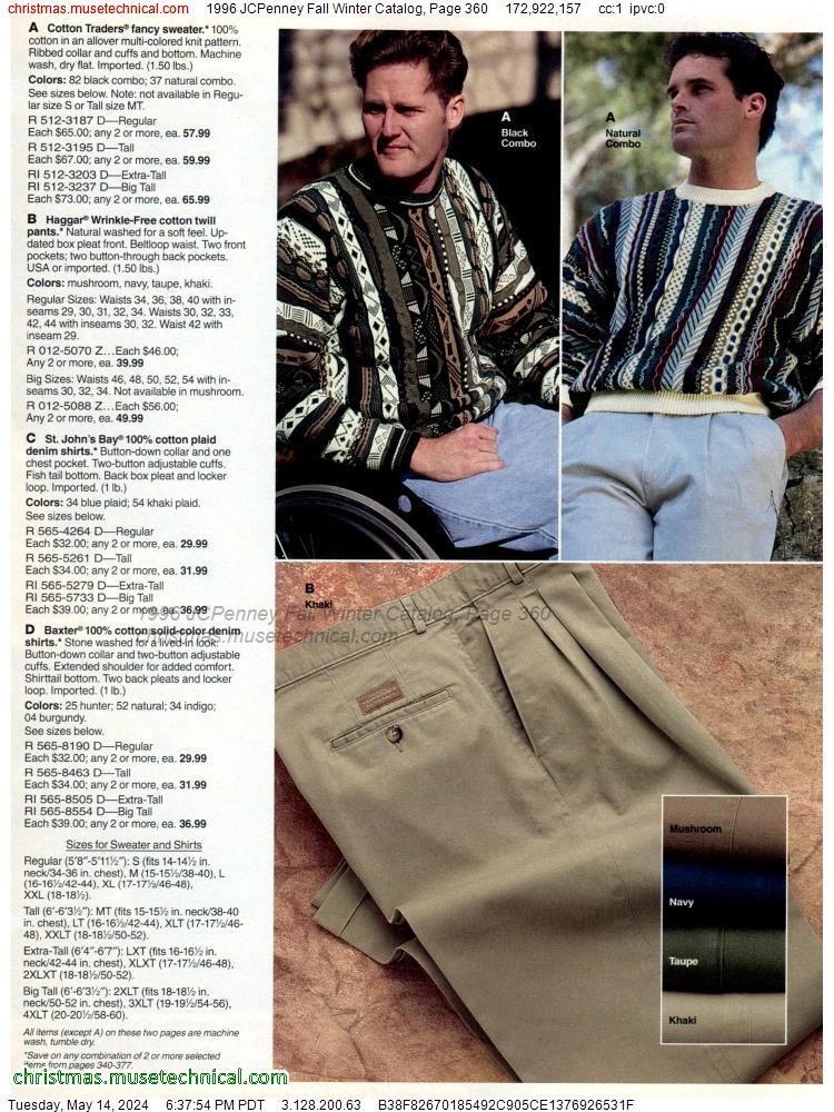1996 JCPenney Fall Winter Catalog, Page 360