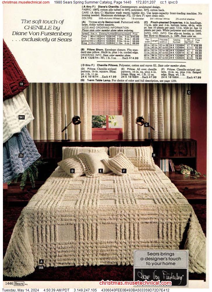 1980 Sears Spring Summer Catalog, Page 1440