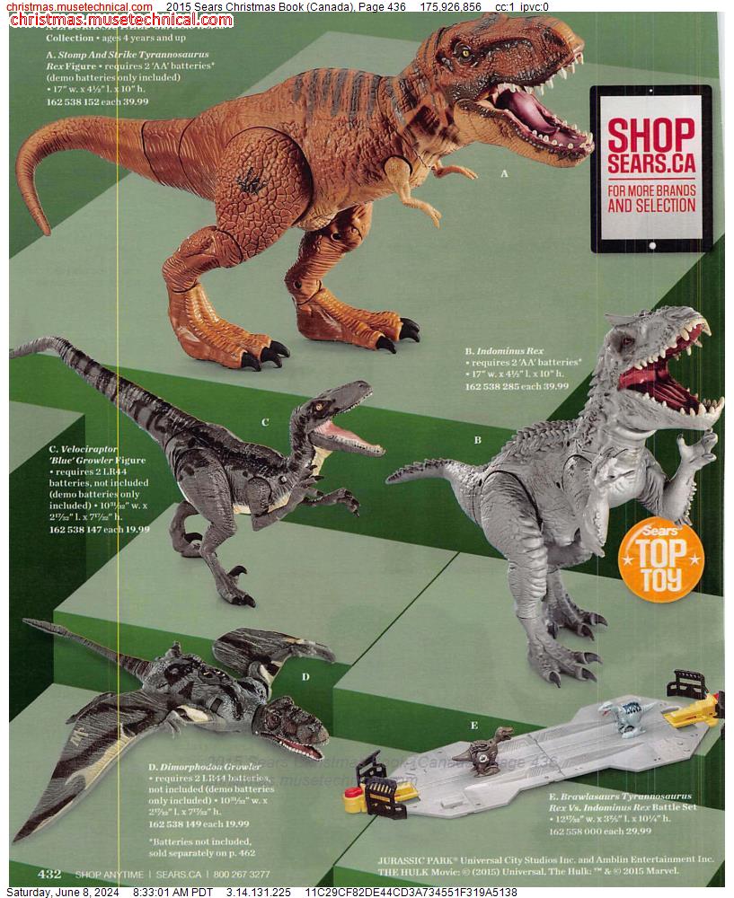 2015 Sears Christmas Book (Canada), Page 436