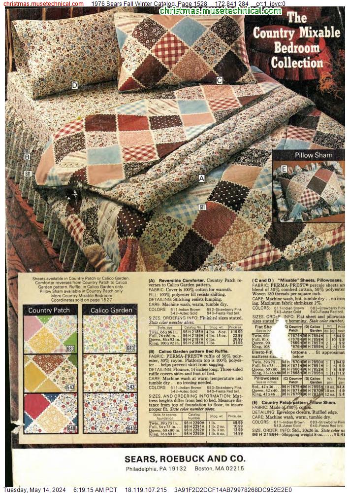 1976 Sears Fall Winter Catalog, Page 1528