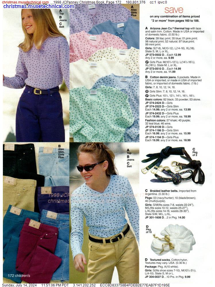 1998 JCPenney Christmas Book, Page 172