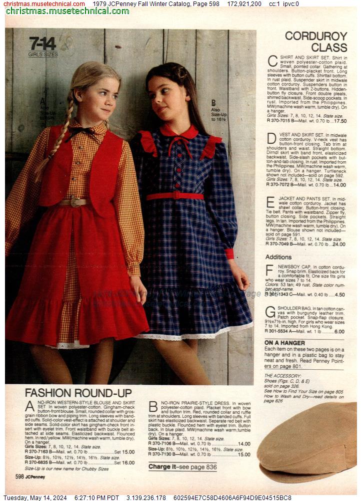 1979 JCPenney Fall Winter Catalog, Page 598