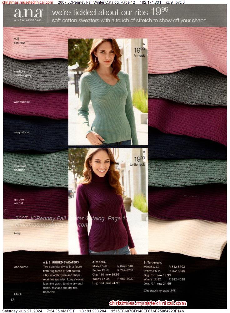 2007 JCPenney Fall Winter Catalog, Page 12