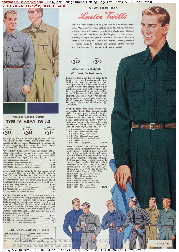 1956 Sears Spring Summer Catalog, Page 472