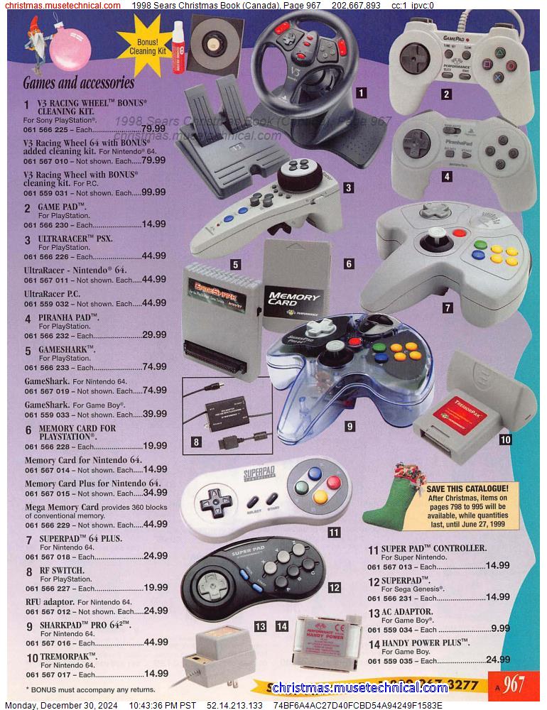 1998 Sears Christmas Book (Canada), Page 967