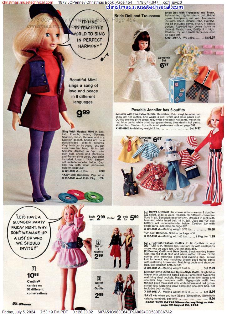 1973 JCPenney Christmas Book, Page 454