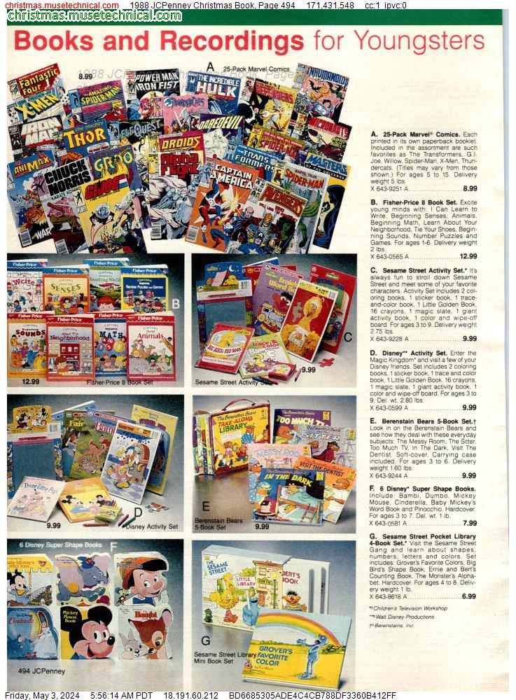 1988 JCPenney Christmas Book, Page 494