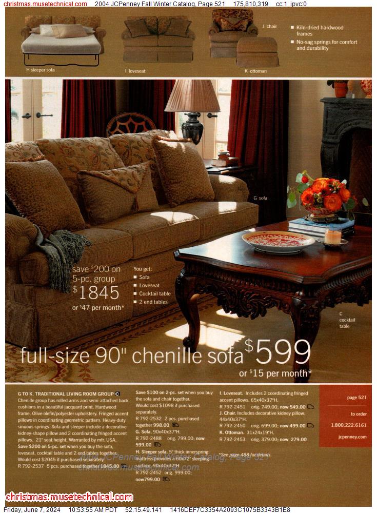2004 JCPenney Fall Winter Catalog, Page 521
