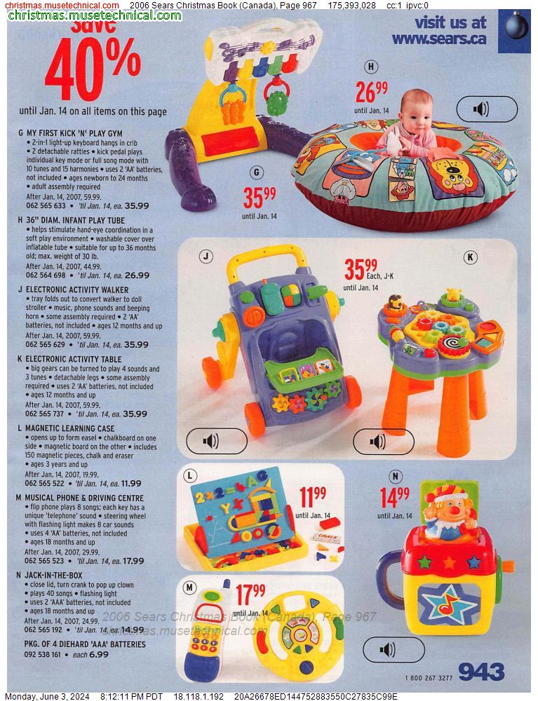 2006 Sears Christmas Book (Canada), Page 967