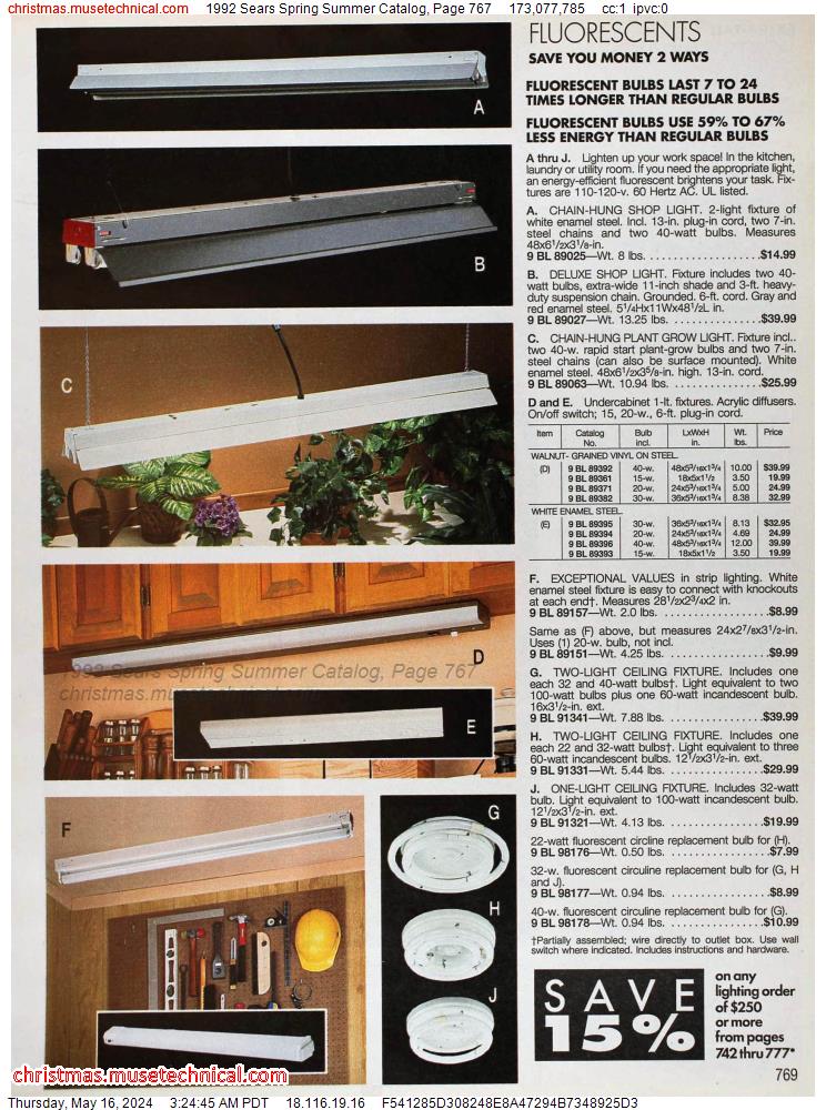 1992 Sears Spring Summer Catalog, Page 767