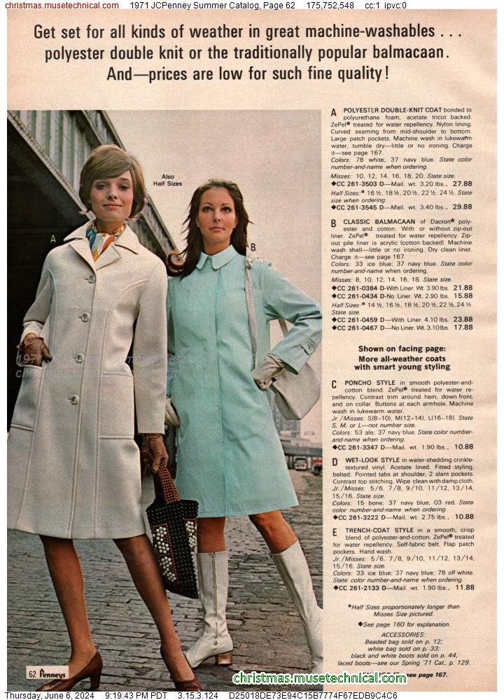 1971 JCPenney Summer Catalog, Page 62
