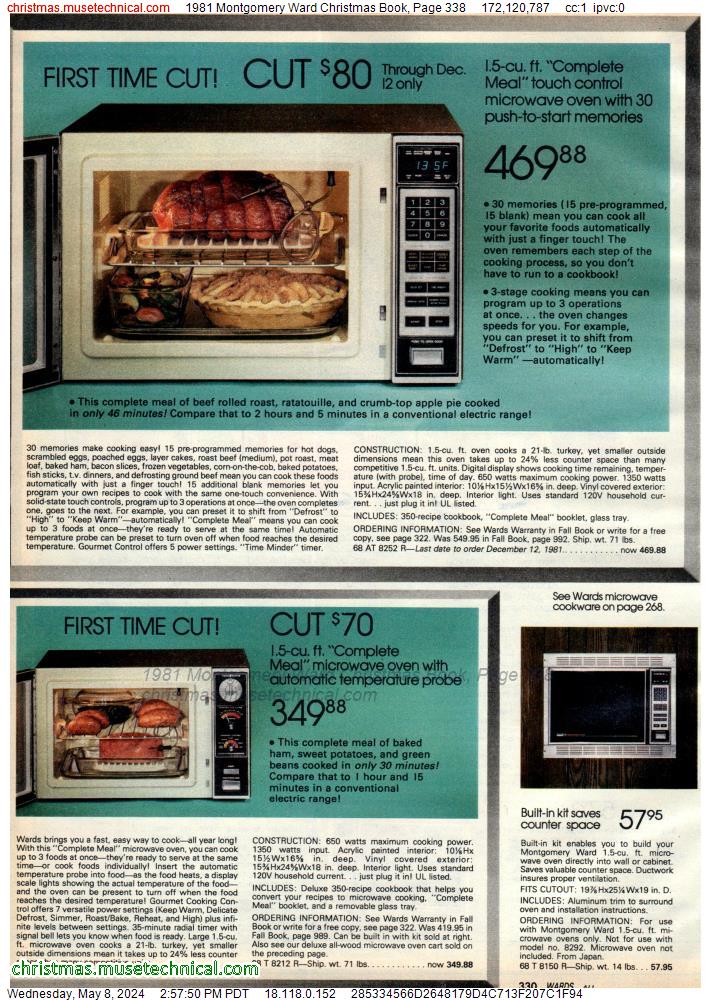 1981 Montgomery Ward Christmas Book, Page 338