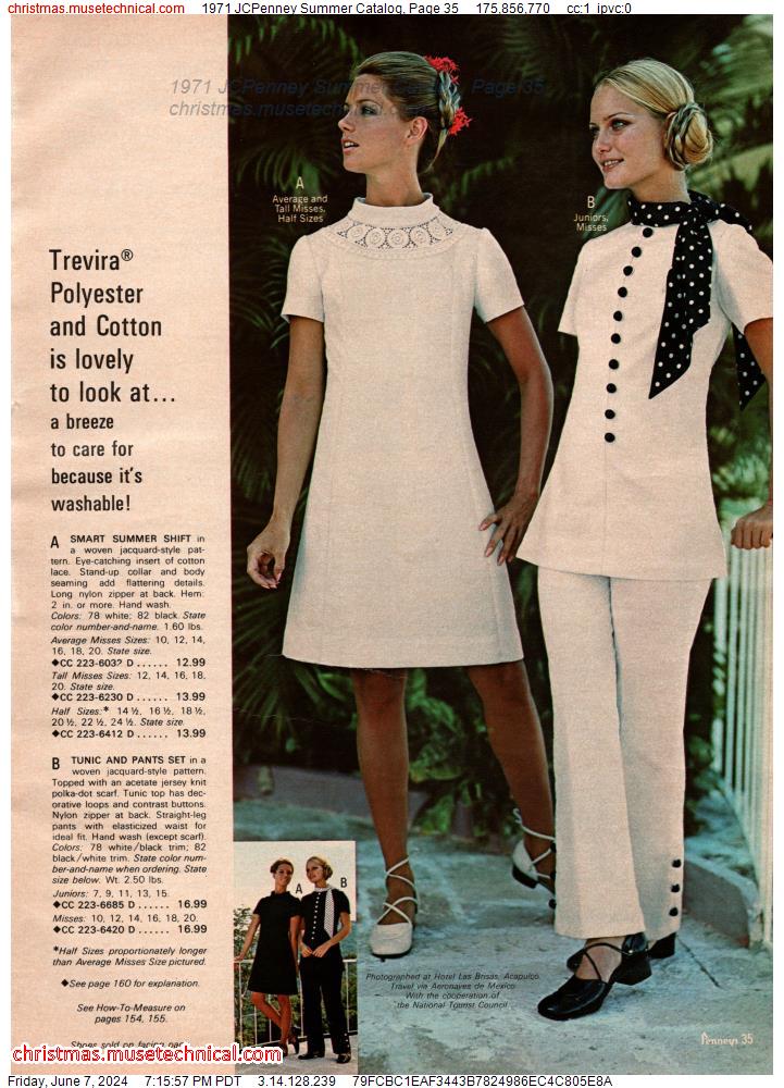 1971 JCPenney Summer Catalog, Page 35