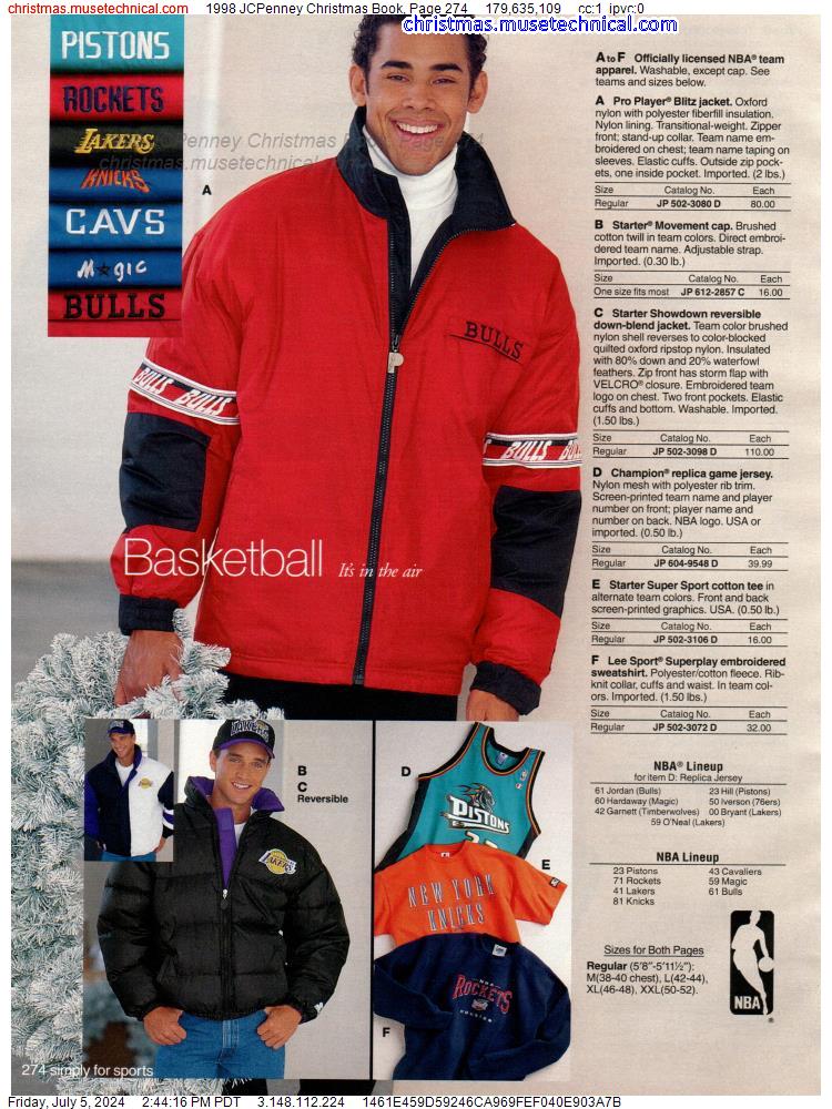 1998 JCPenney Christmas Book, Page 274