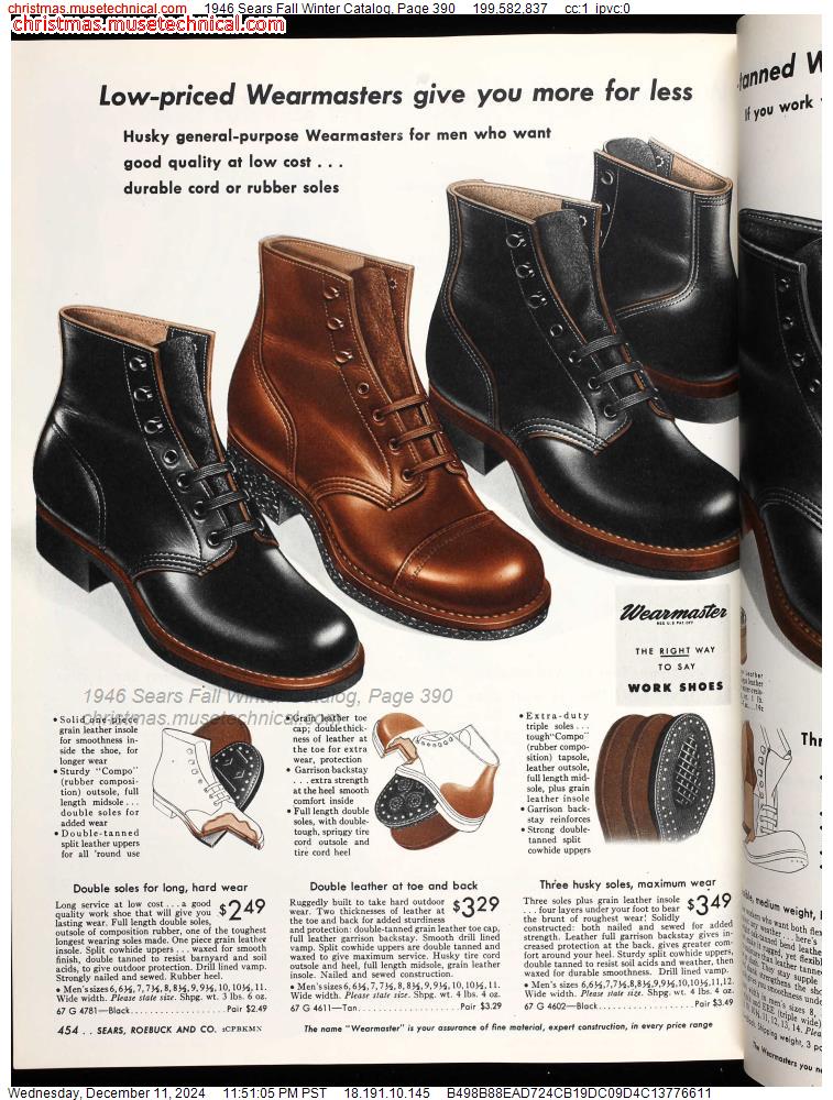 1946 Sears Fall Winter Catalog, Page 390