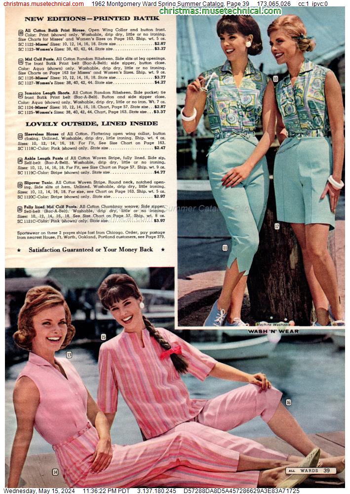 1962 Montgomery Ward Spring Summer Catalog, Page 39