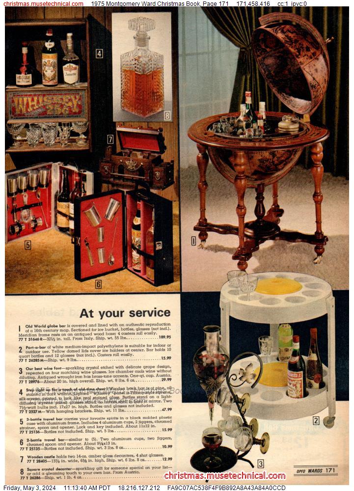 1975 Montgomery Ward Christmas Book, Page 171