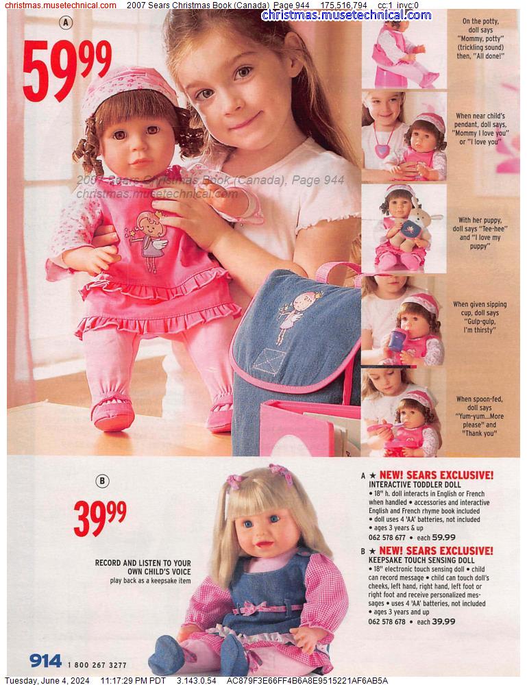 2007 Sears Christmas Book (Canada), Page 944