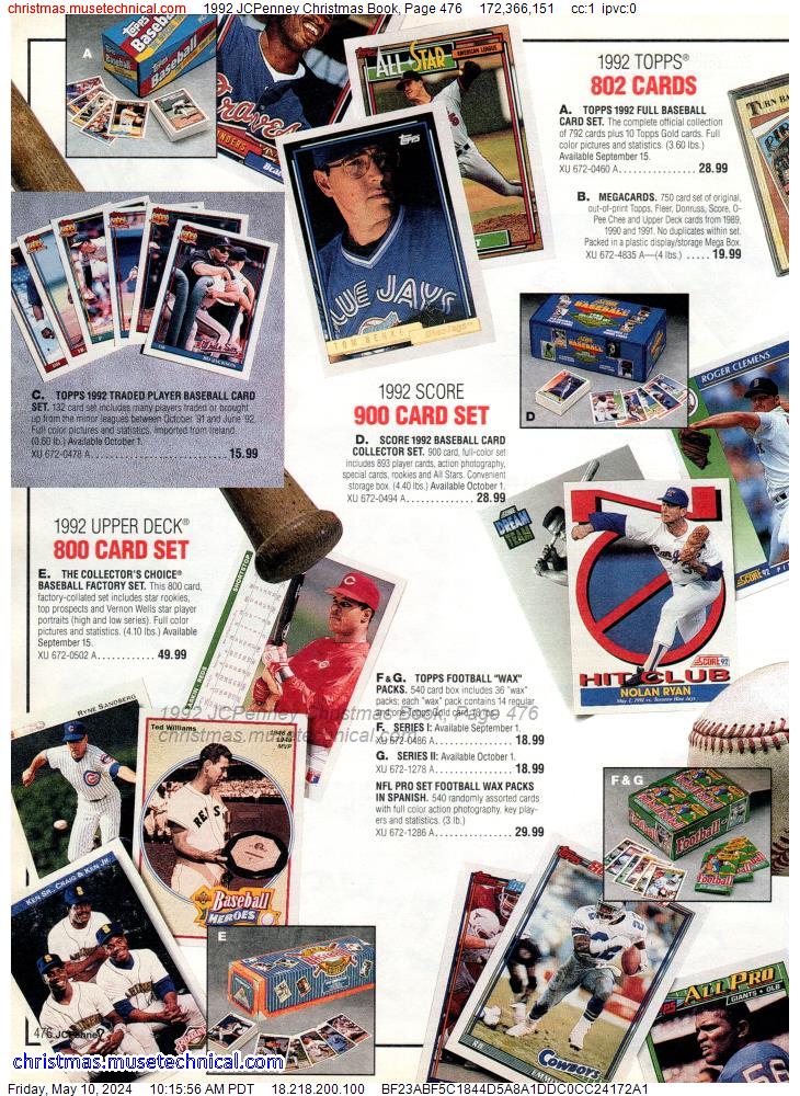 1992 JCPenney Christmas Book, Page 476