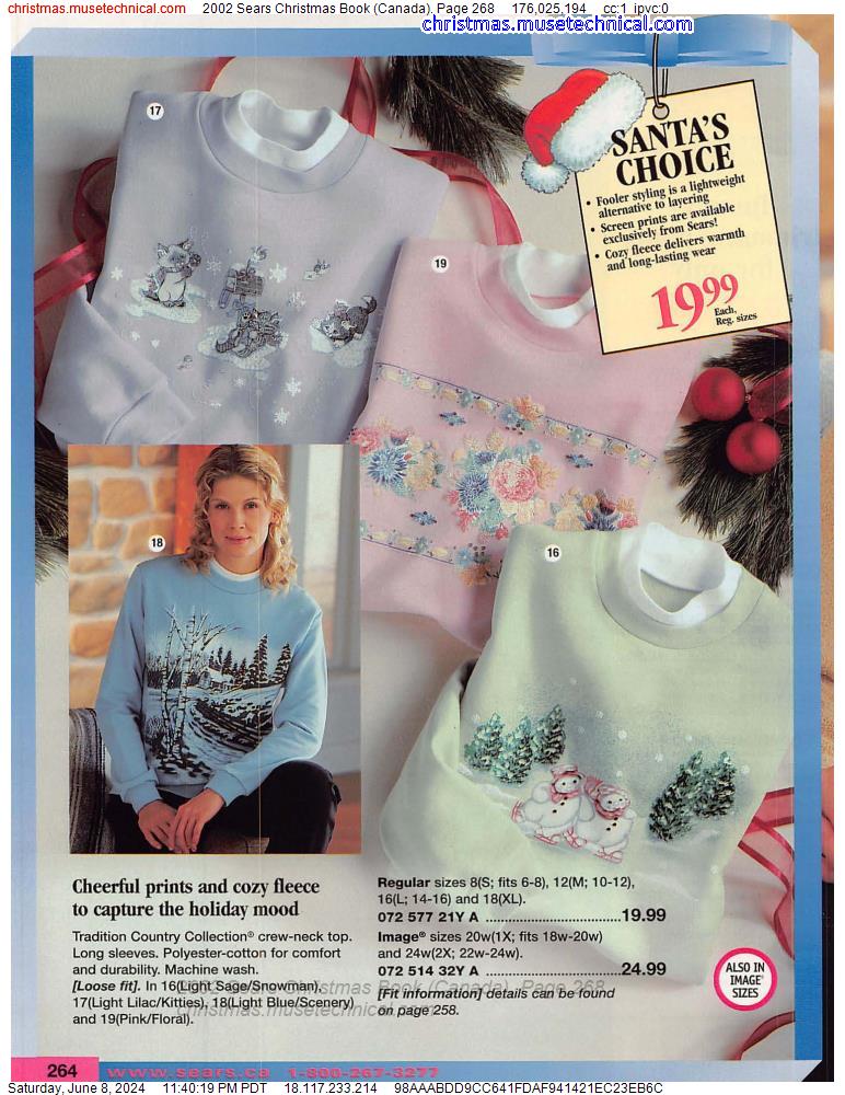 2002 Sears Christmas Book (Canada), Page 268