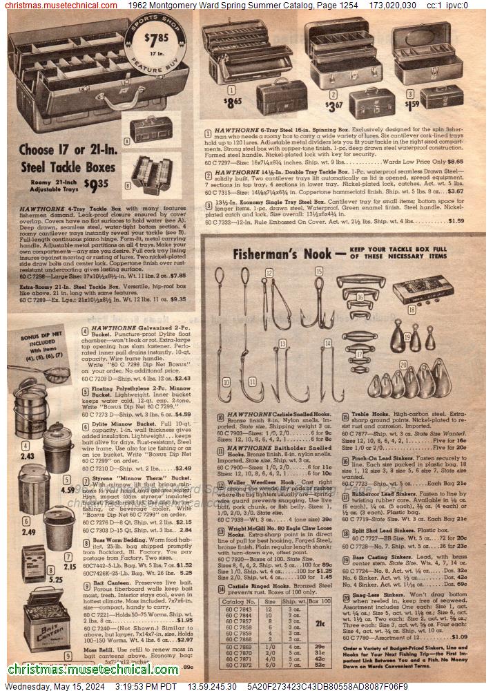 1962 Montgomery Ward Spring Summer Catalog, Page 1254