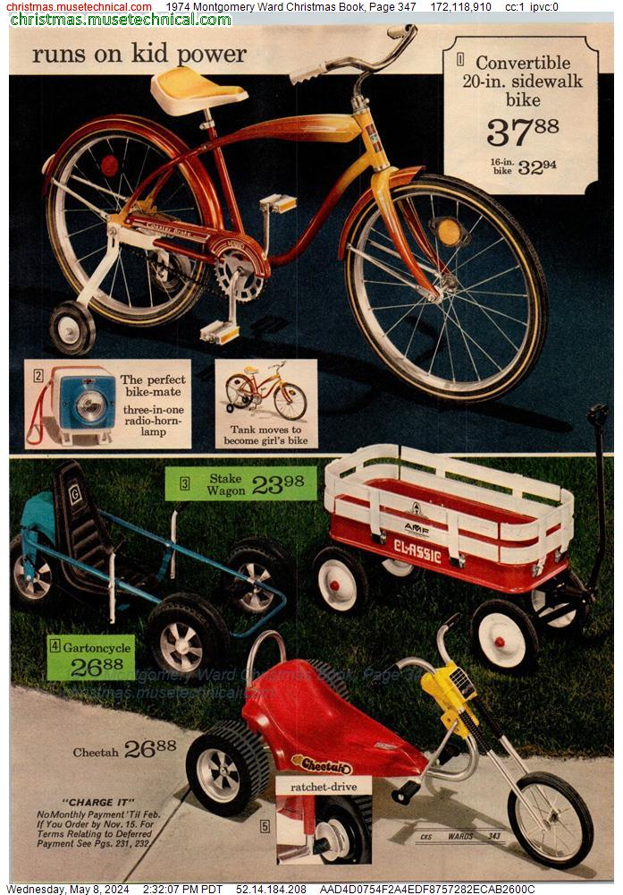 1974 Montgomery Ward Christmas Book, Page 347