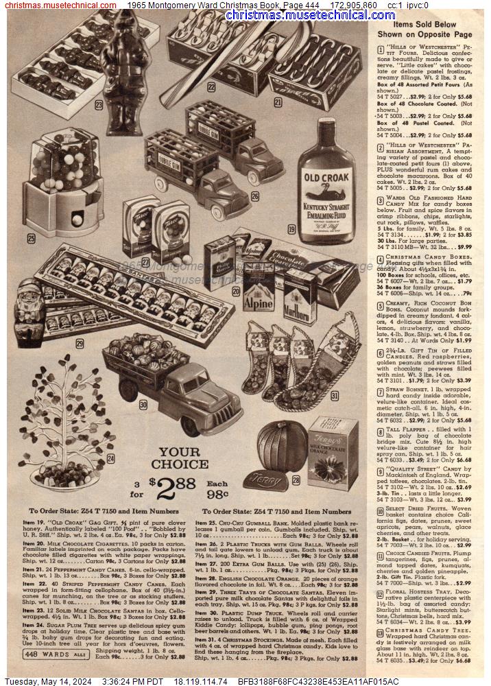 1965 Montgomery Ward Christmas Book, Page 444