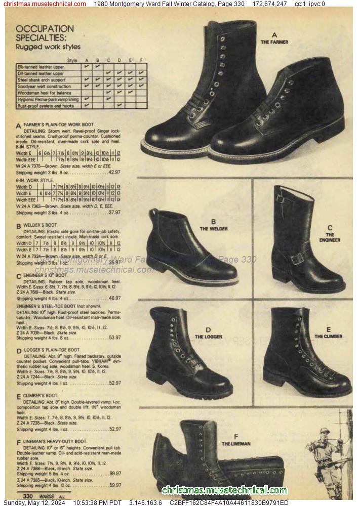 1980 Montgomery Ward Fall Winter Catalog, Page 330