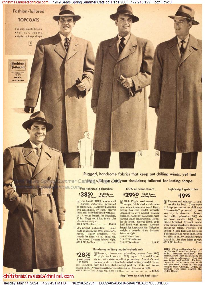 1949 Sears Spring Summer Catalog, Page 366