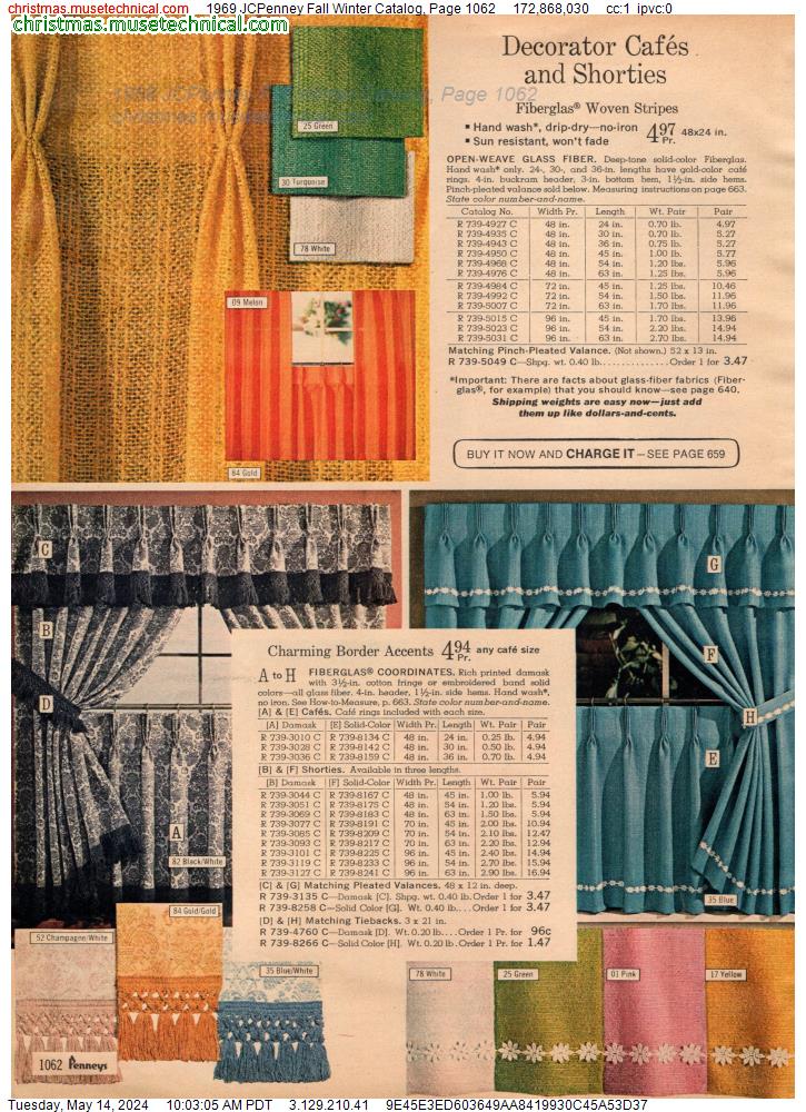 1969 JCPenney Fall Winter Catalog, Page 1062