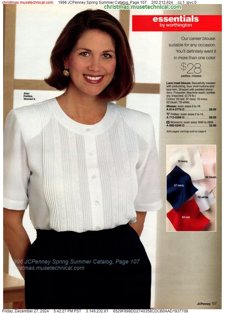 1996 JCPenney Spring Summer Catalog, Page 107