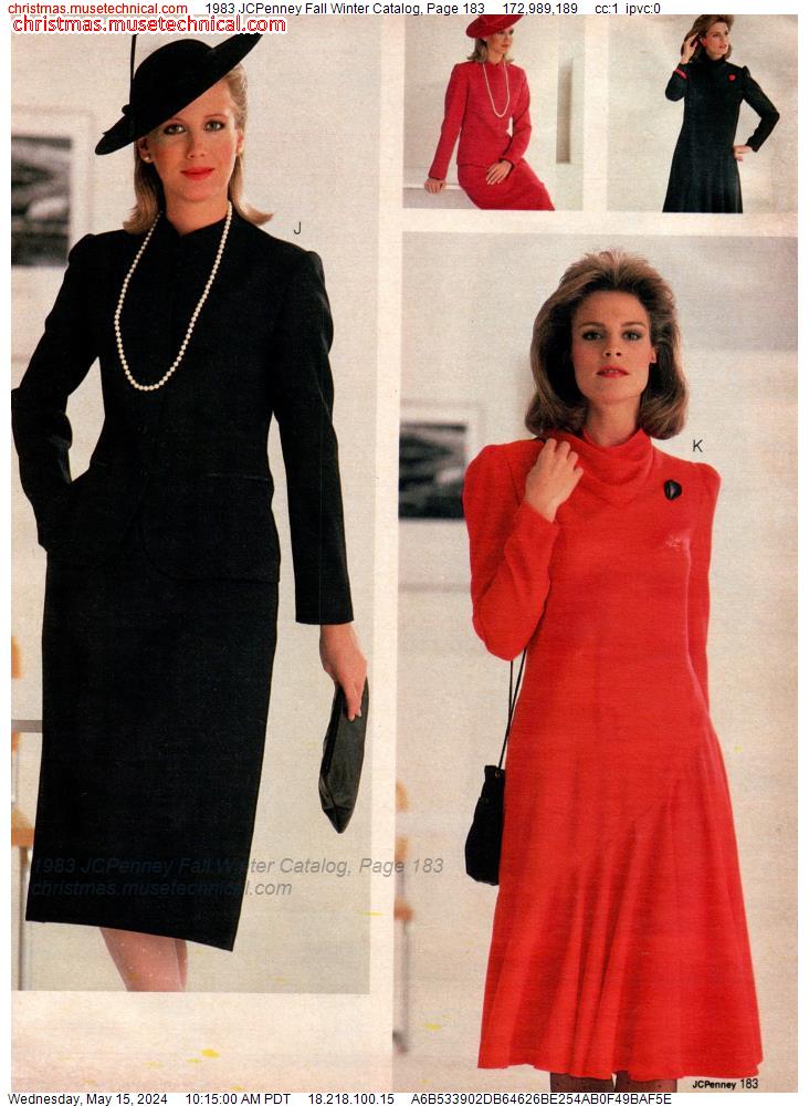 1983 JCPenney Fall Winter Catalog, Page 183