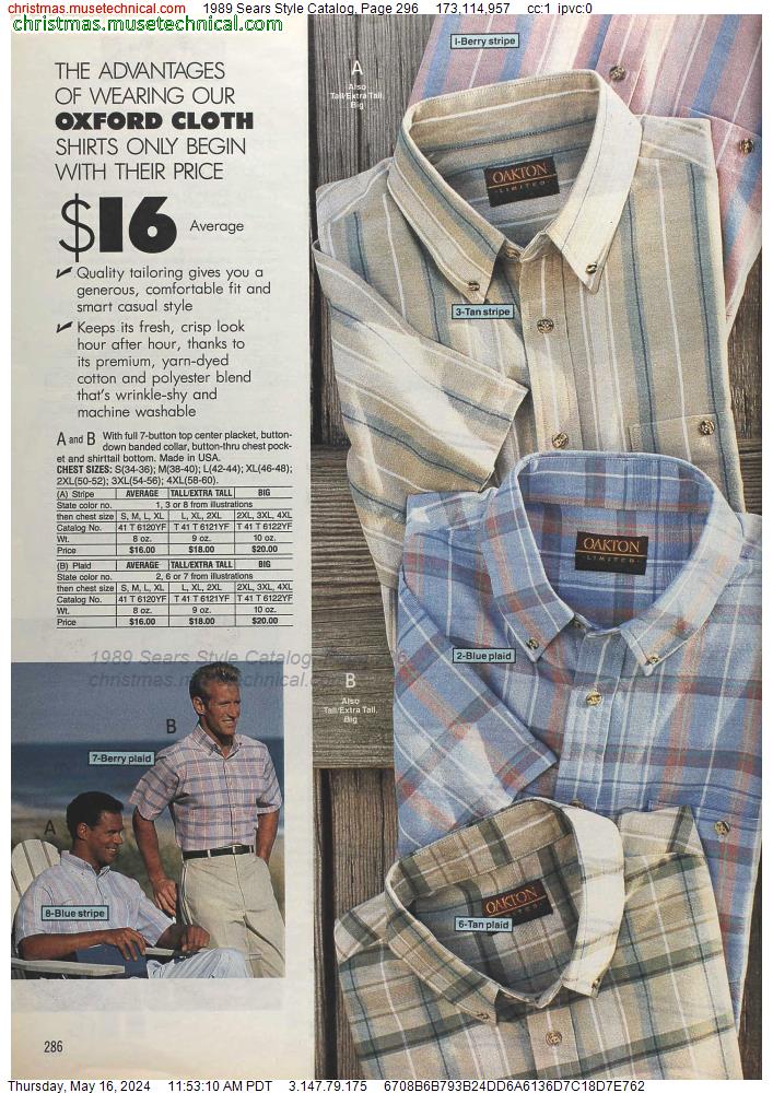 1989 Sears Style Catalog, Page 296