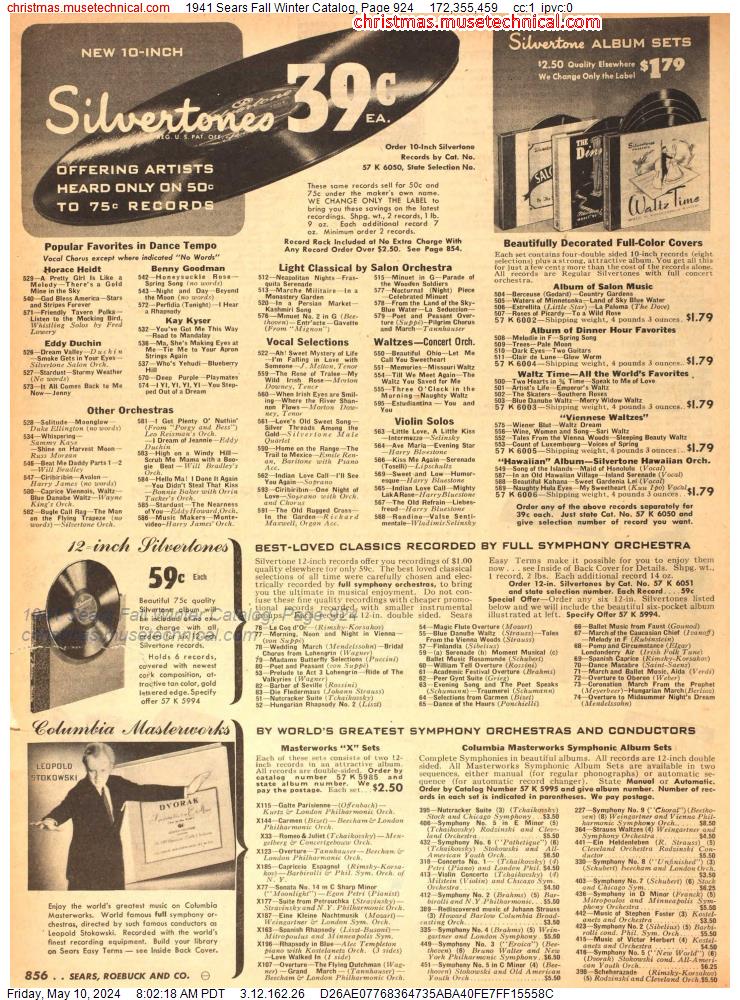1941 Sears Fall Winter Catalog, Page 924