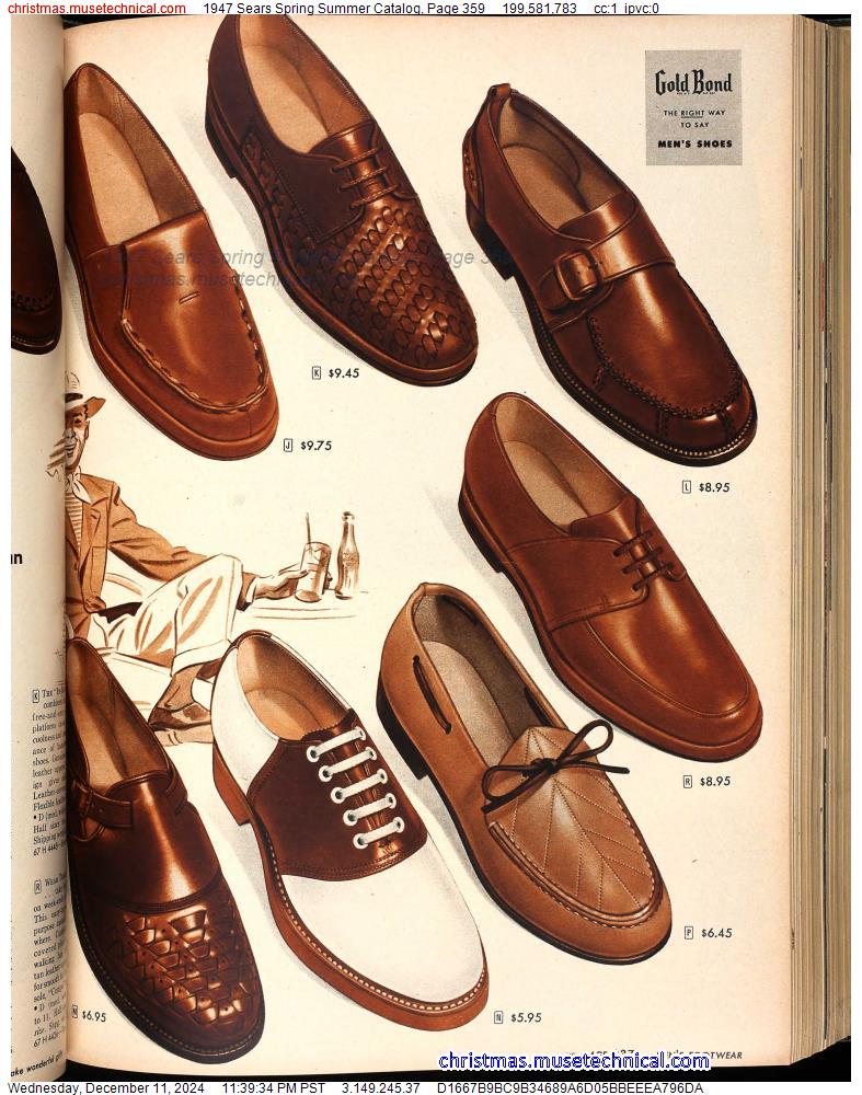 1947 Sears Spring Summer Catalog, Page 359