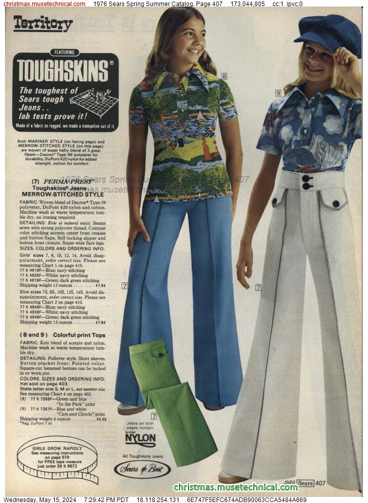 1976 Sears Spring Summer Catalog, Page 407