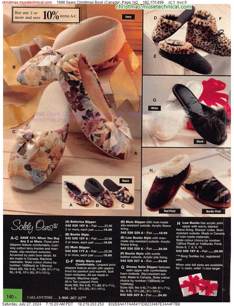 1996 Sears Christmas Book (Canada), Page 142