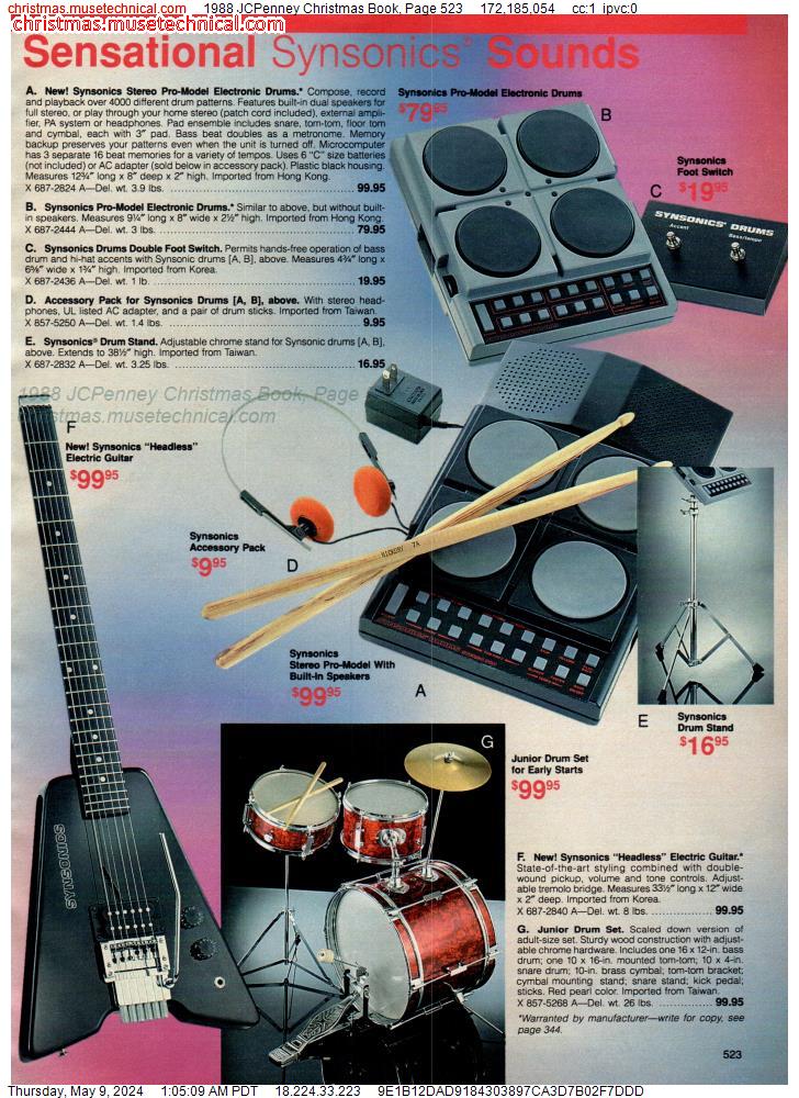 1988 JCPenney Christmas Book, Page 523